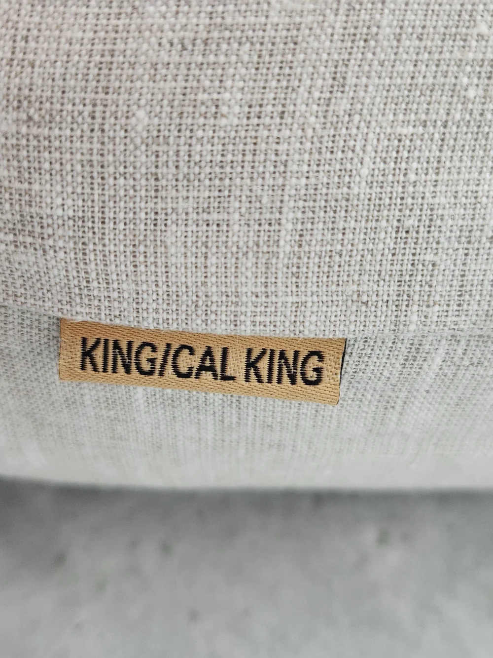 NWT Quince 100% European Linen Natural Chambray Duvet Cover Set | King/Cal King
